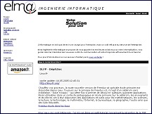 Aperu du site Elma - ingnierie informatique Paris