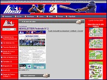 Aperu du site FFBSC - Fdration Franaise de Baseball, Softball et Cricket