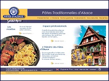 Aperçu du site Pates-alsace.com - Pâtes traditionnelles d'Alsace