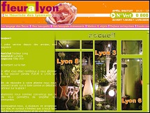 Aperçu du site FleuraLyon - fleuriste livre le jour même sur tout le grand Lyon