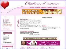 Aperçu du site Citations-Amour.com - citations poêmes, lettres d'amour