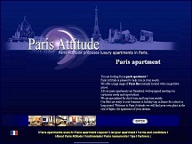 Aperu du site Paris Attitude - location d'appartements meubls  Paris