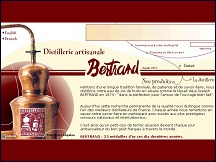 Aperu du site Bertrand distillerie - eau de vie, liqueur et spiritueux