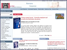 Aperçu du site Grand Livre du Mois - actualité littéraire