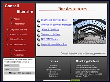 Rue des Auteurs - �criture, �dition, conseil litt�raire