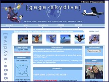 Aperu du site Gegeskydive - le parachutisme en region parisienne
