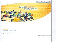 Aperçu du site Université Nancy 2