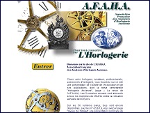 Aperu du site Association Francaise des Amateurs d'Horlogerie Ancienne