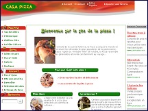 Aperu du site Casa Pizza - tout sur la pizza