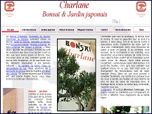 Aperu du site Charlane-bonsai.com : bonsai et jardin japonais