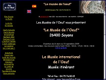 Aperu du site Le Muse de l'Oeuf - collection d'oeufs naturels et dcors
