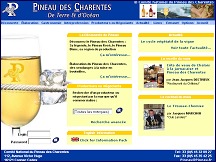 Aperçu du site Pineau de Charentes