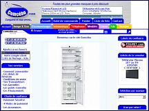 Aper�u du site Comcebo - grandes marques image et son, electrom�nager � prix discount