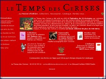 Aperu du site Le Temps des Cerises - maison d'dition
