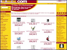 Aper�u du site MaisMoinsCher - �lectrom�nager aux prix les plus bas du march�