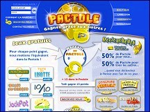 Aperu du site Pactole.net - cagnotte commune  partager, jeux gratuits en ligne