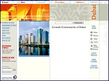 Aperu du site Dubai - Dpartement du tourisme et du marketing commercial