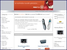 Aperçu du site Mox-Shop - équipements audio-vidéo