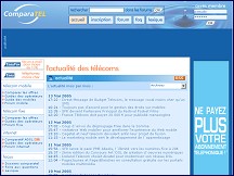 Aperçu du site ComparaTEL