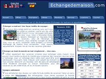 Aperçu du site Echange-de-Maison.com - échange de maison ou appartement vacances