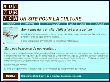 Aperu du site Kulturica - un site pour la culture