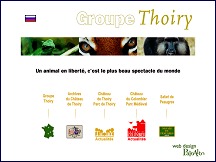 Aperçu du site Château Thoiry - châteaux et jardins historiques des Comtes de La Panouse