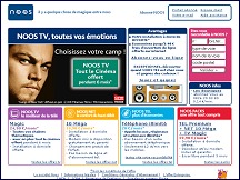 Aperçu du site Noos - internet et télévision par câble