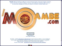 Aperu du site Moambe, toute la cuisine africaine, exotique, des les