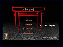 Aperçu du site Exposition virtuelle d'art japonais