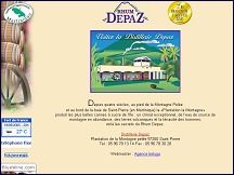 Aperu du site Depaz.fr - distillerie et rhum Depaz