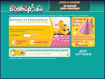 Aperçu du site Ooshop - supermarché en ligne du groupe Carrefour