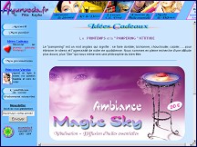 Aper�u du site Ayurveda