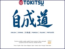Aperu du site Tokitsu-Ryu, bien-tre physique et dveloppement intrieur