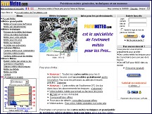 Aperu du site PrviMto, prvisions, mto locale, heure par heure, France et Europe
