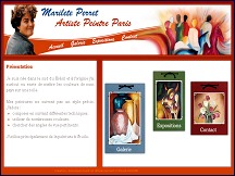 Aperçu du site Marilete Perret, artiste peintre, galerie de peinture