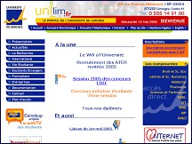 Aperu du site Universit de Limoges