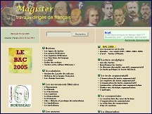 Aperu du site Magister - travaux dirigs de franais
