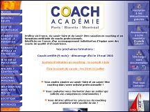 Aperu du site Coach Academie - formation coaching individuel et entreprises