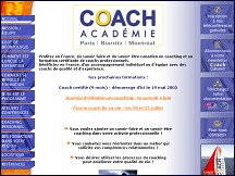 Aperçu du site Coach Academie - formation coaching individuel et entreprises