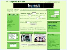 Aperçu du site Courtage et broker en ligne - Objectif Broker