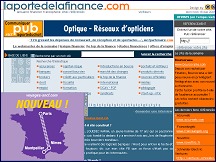 Aperu du site Annuaire financier francophone - Laportedelafinance.com