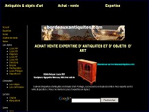 Aperu du site Antiquits  Bordeaux - achat, vente, expertises