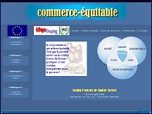 Aperu du site Commerce quitable par Institut Franais de Qualit Sociale