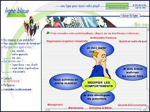 Aperçu du site Ligne Bleue - conseils et expertises industrielles