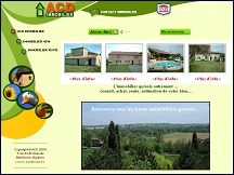 Aperu du site Immobilier  Auch - ACD Immobilier