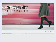 Aperu du site Accessoire Diffusion: maroquinerie, chaussures, accessoires de mode