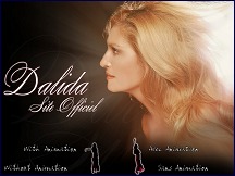Aperu du site Dalida - Site Officiel