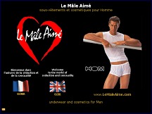 Le M�le Aim� : sous-v�tements et cosm�tiques pour hommes