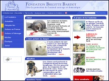 Aperu du site Fondation Brigitte Bardot pour la protection des animaux