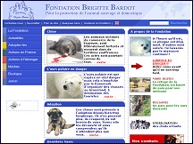 Aperçu du site Fondation Brigitte Bardot pour la protection des animaux